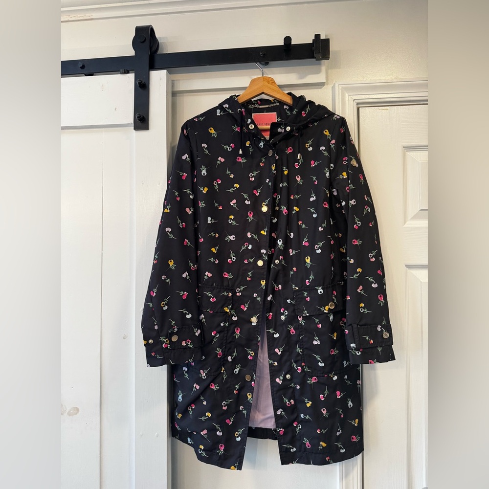 Kate Spade Floral Raincoat